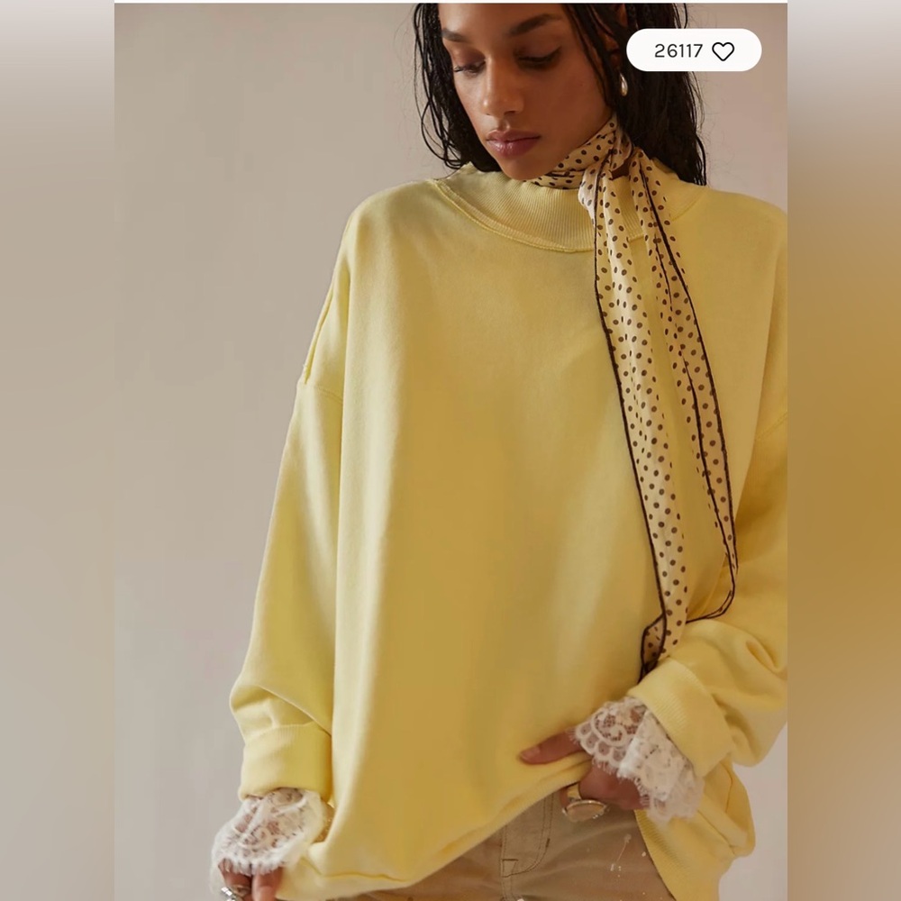 Free People We The Free Palm Springs Pullover. NWOT - Picture 9 of 11